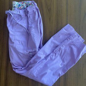 Koi Stretch Lavender SP Scrub Pants Cargo Pocket